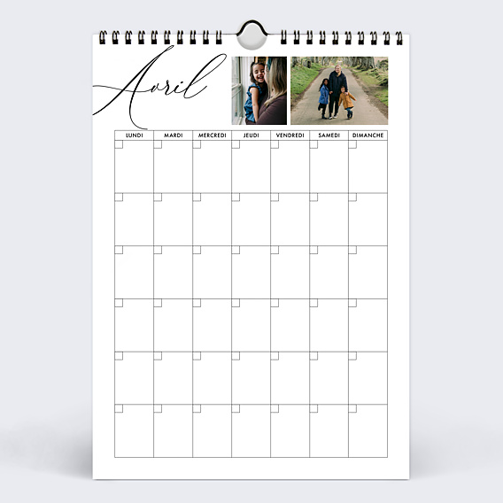 Calendrier famille Organiseur perpétuel basique