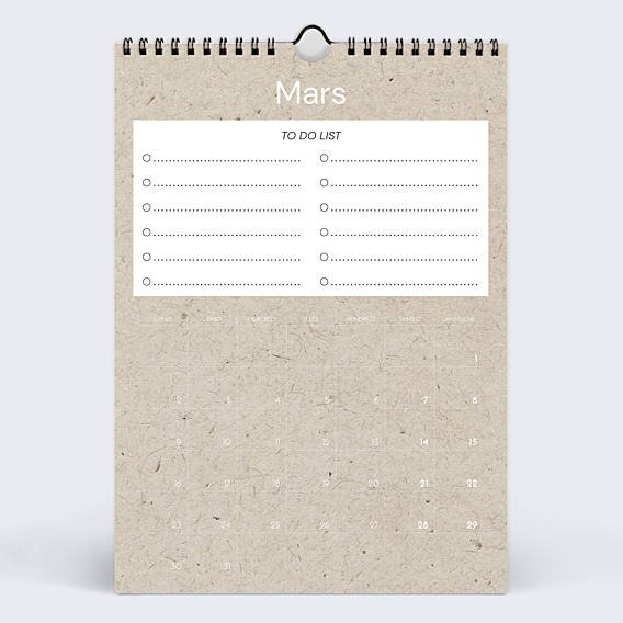 Calendrier famille Astuces pour la planète