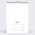 Calendrier famille Modèle 100% personnalisable