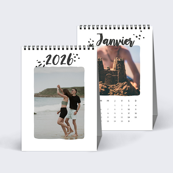 Calendrier famille Encre (25 Photos)