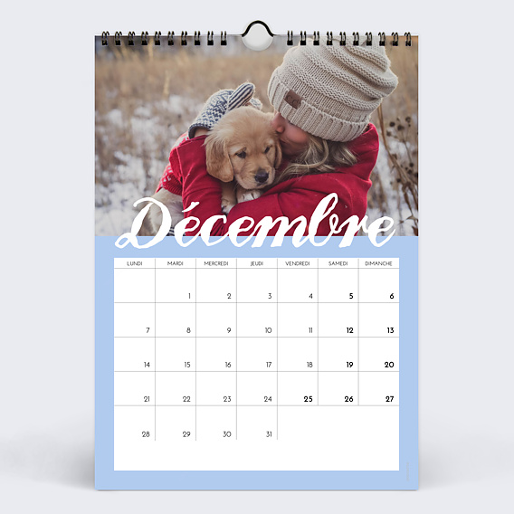 Calendrier famille Warmy (13 Photos)  Décembre