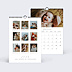 Calendrier famille Petits Polaroids Recto