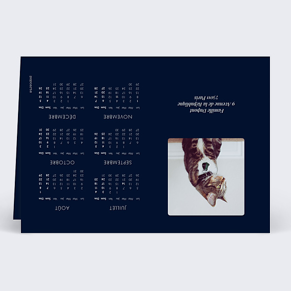 Calendrier famille Jolis Souhaits (3 Photos)