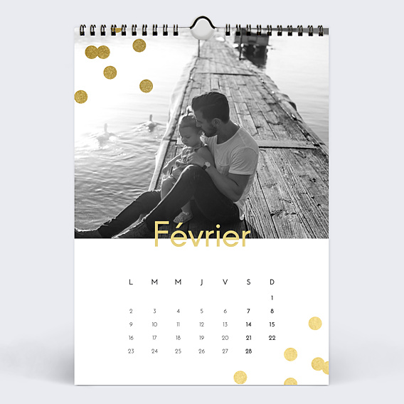 Calendrier famille Graphique Chic (13 Photos)