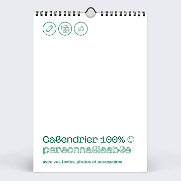 Calendrier Photo Modle 100% personnalisable