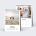 Calendrier famille Photo Simple Blanc (13 Photos)