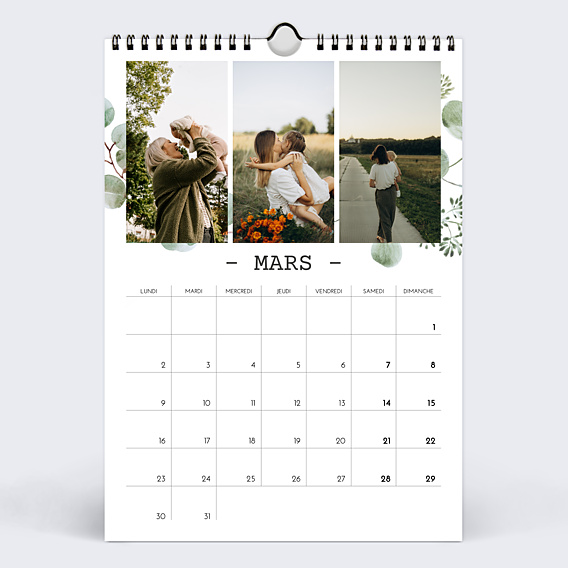 Calendrier famille Végétal