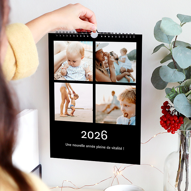 Calendrier Multiphotos Noir (26 Photos)