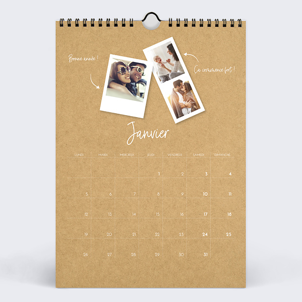 Calendrier Photomaton (27 Photos) Janvier