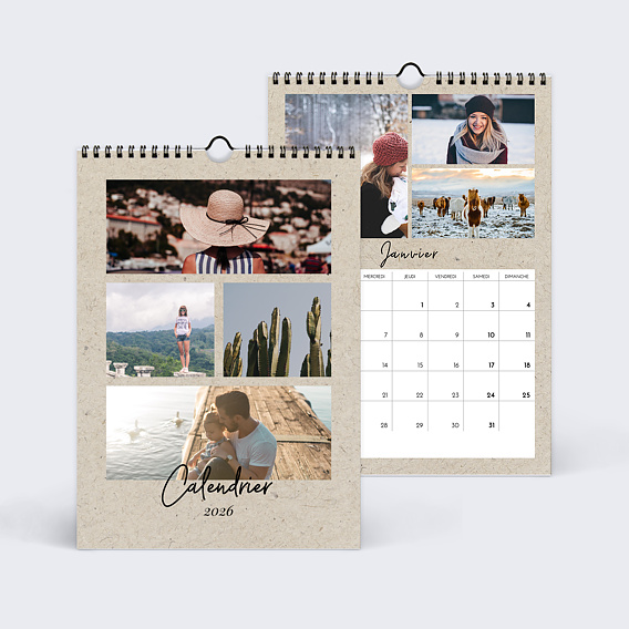 Calendrier famille Chiné (36 Photos)