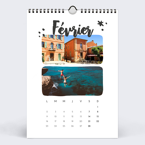Calendrier famille Encre (25 Photos)