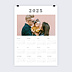Calendrier photo Poster Epuré Recto