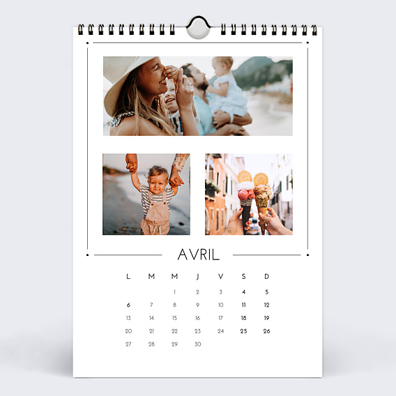 Calendrier famille Design (23 Photos)