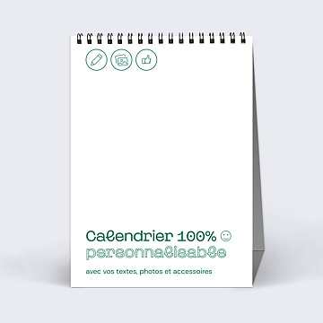 Calendrier Photo Modle 100% personnalisable