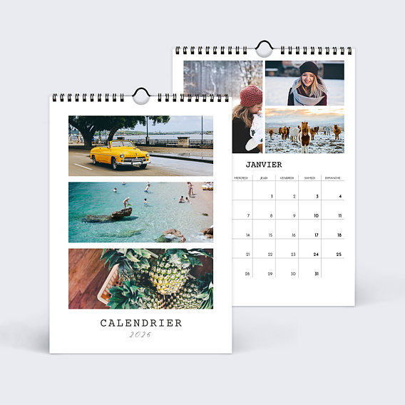 Calendrier famille Polaroid (35 Photos)