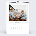 Calendrier famille Design (23 Photos) Janvier