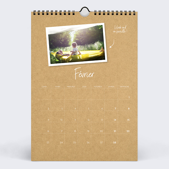 Calendrier famille Photomaton (27 Photos) Février