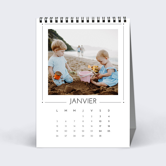 Calendrier famille Design (23 Photos) Janvier
