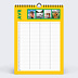 Calendrier famille Organiseur familial de 4