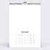 Calendrier famille Modèle 100% personnalisable