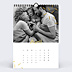Calendrier famille Graphique Chic (13 Photos)