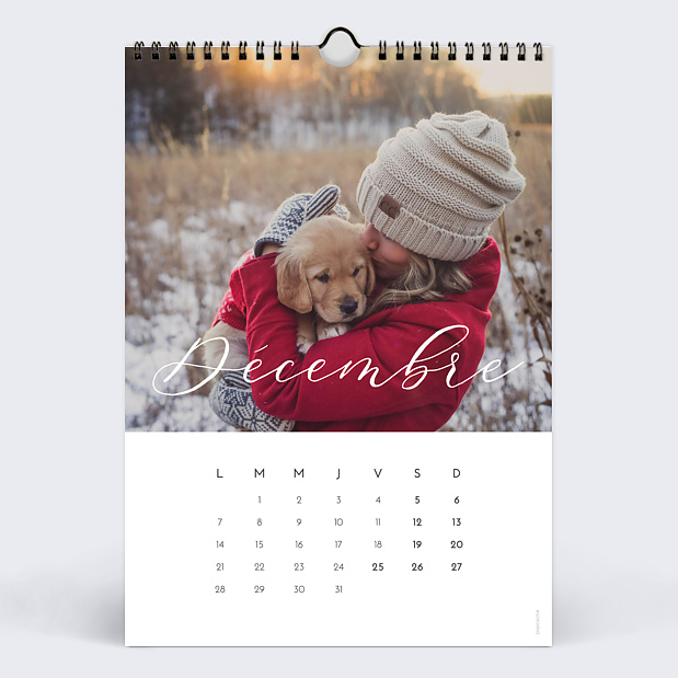 Calendrier Calligraphie (13 Photos) Décembre