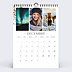 Calendrier famille Fleurs aquarelle