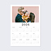 Calendrier famille Poster Epuré