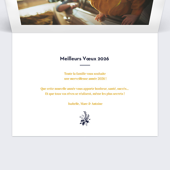 Calendrier famille Branche de Houx (3 Photos)