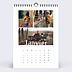 Calendrier famille Typographie Bâton (19 Photos)