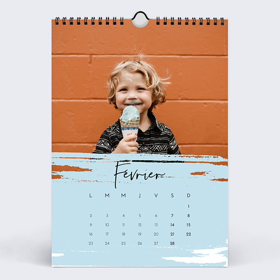 Calendrier famille Coup de Pinceau (13 Photos) Février