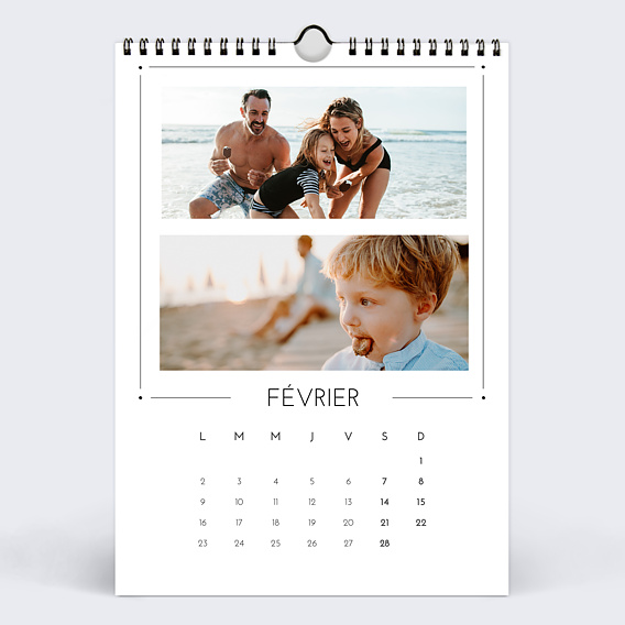 Calendrier famille Design (23 Photos) Février