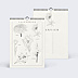 Calendrier famille Fleurs Minimalistes