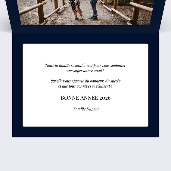 Calendrier famille Jolis Souhaits (3 Photos) Intérieur Droit