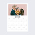 Calendrier famille Poster Epuré