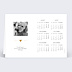 Calendrier famille Jeu Typographique (5 Photos) Verso