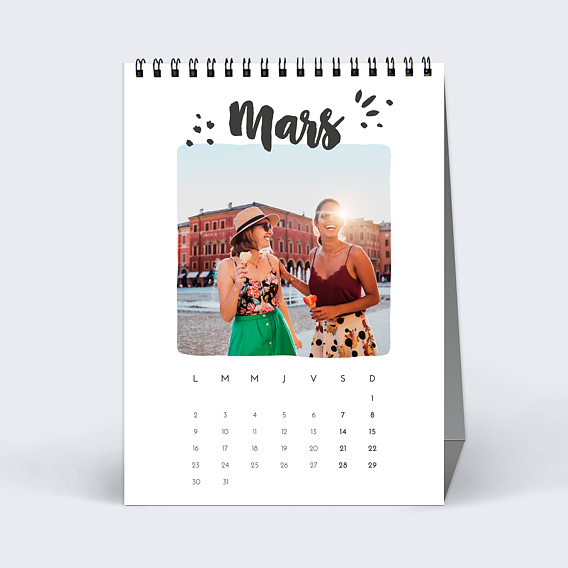 Calendrier famille Encre (25 Photos) Mars