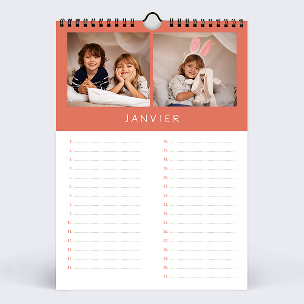 Calendrier Photo Perpétuel Photo Janvier