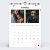 Calendrier photo Calendrier Cœurs Février
