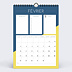 Calendrier photo Monthly planner Février