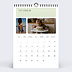 Calendrier photo Photos Rectangles Février