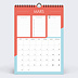 Calendrier famille Monthly planner Mars