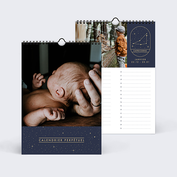Calendrier famille Perpétuel Astrologie