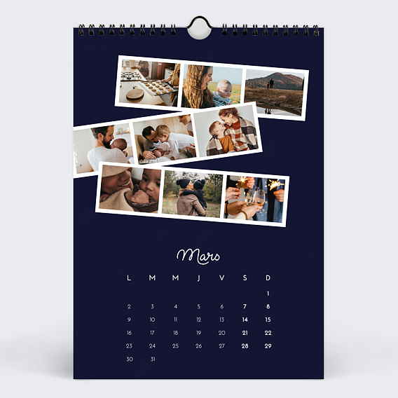 Calendrier famille Homemade (23 Photos) Mars