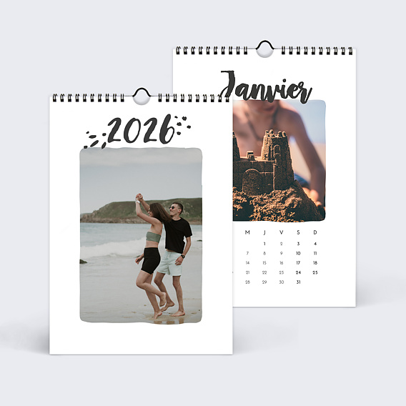 Calendrier famille Encre (25 Photos)