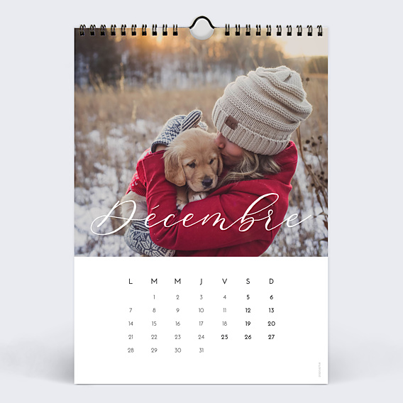 Calendrier famille Calligraphie (13 Photos)