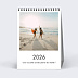Calendrier famille Photo Simple Blanc (13 Photos)