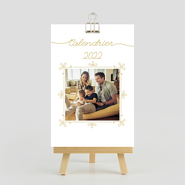 Calendrier Photo Typographie Ocre (21 Photos)