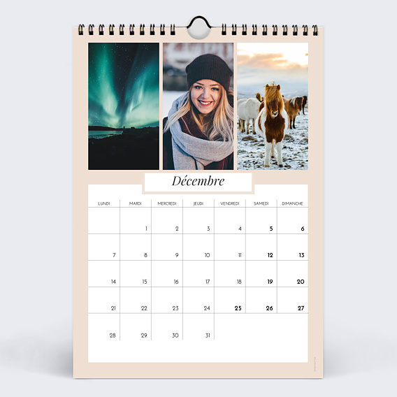 Calendrier famille Etiquette (34 Photos) Décembre