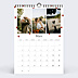 Calendrier famille Calendrier Cœurs